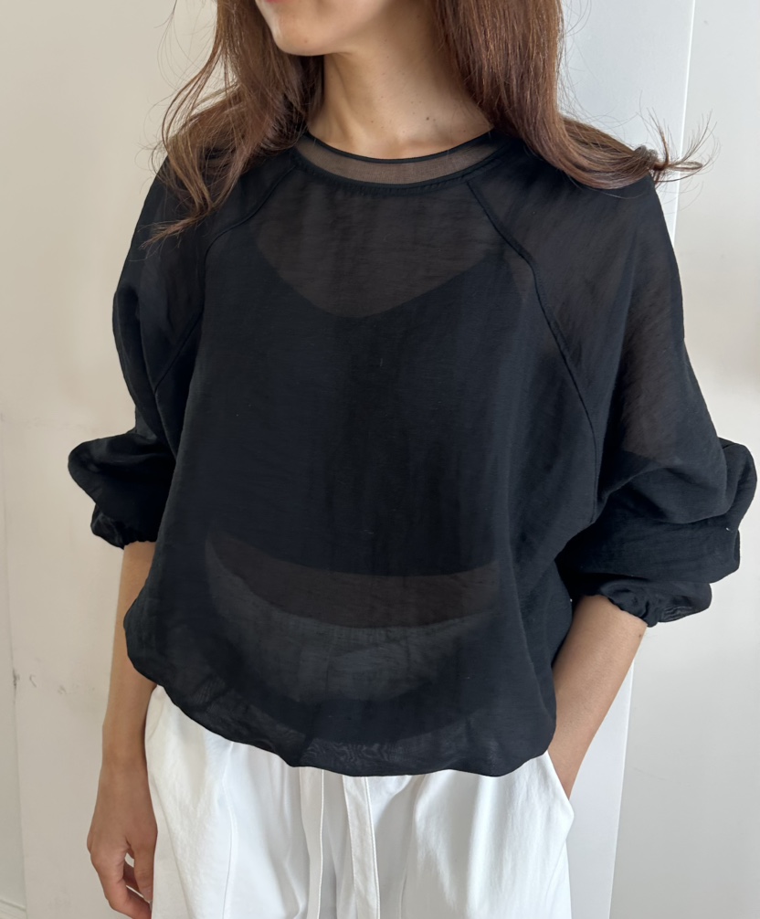 CLASSY-O東大門代購女士新品26春夏人氣休閑襯衫蕾絲衫透明CLASSY-O襯衫/蕾絲衫圖色3