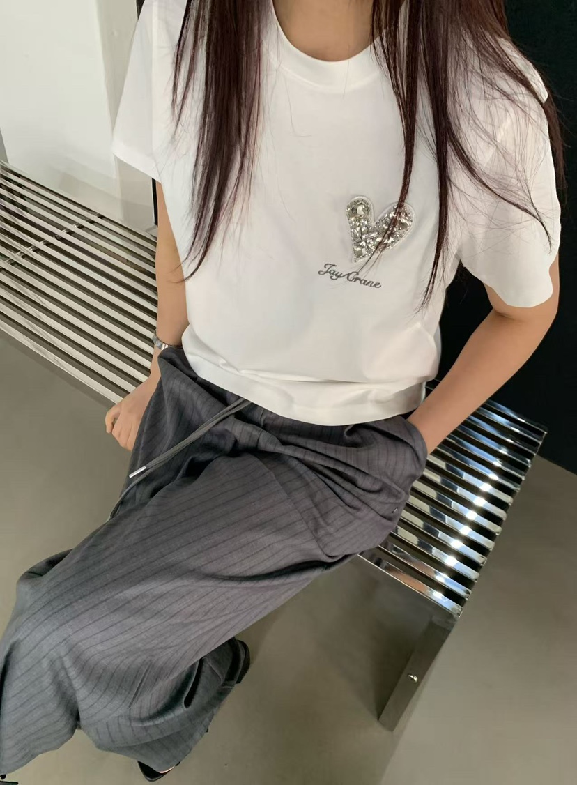 J CRANE-A韓國代購女裝新款26春夏職業熱賣時尚人氣T恤J CRANET恤