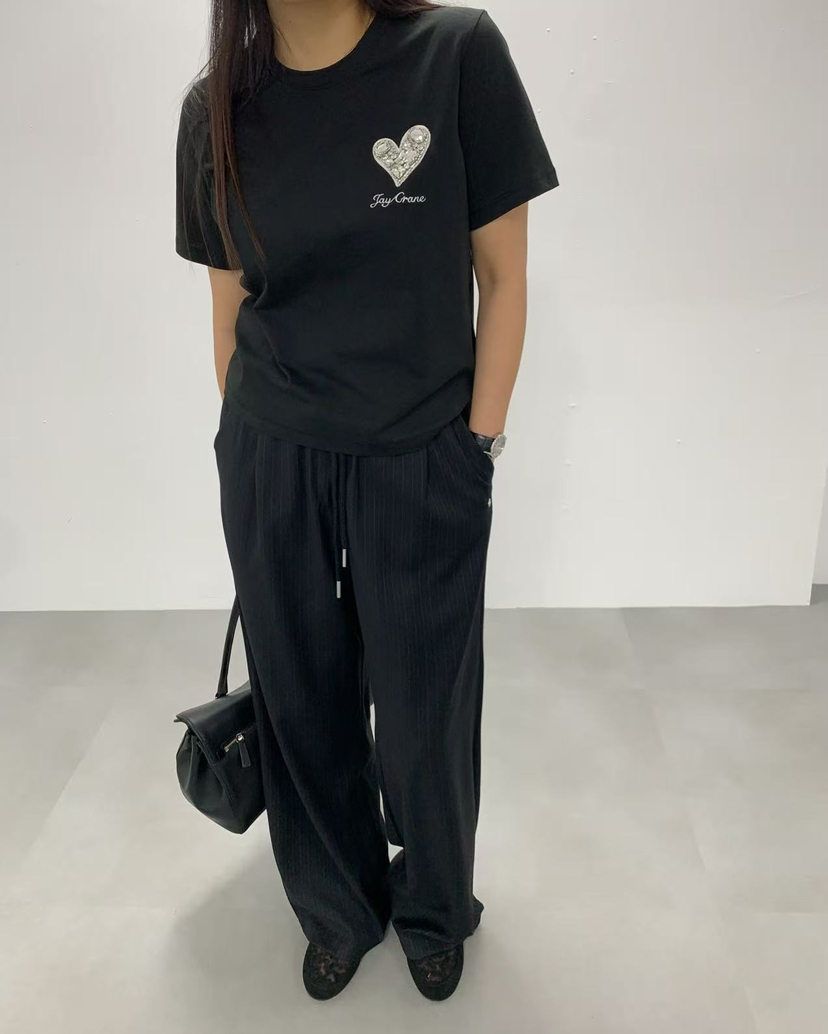 J CRANE-A韓國代購女裝新款26春夏職業熱賣時尚人氣T恤J CRANET恤