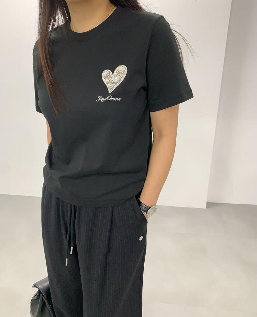 J CRANE-A韓國代購女裝新款26春夏職業熱賣時尚人氣T恤J CRANET恤