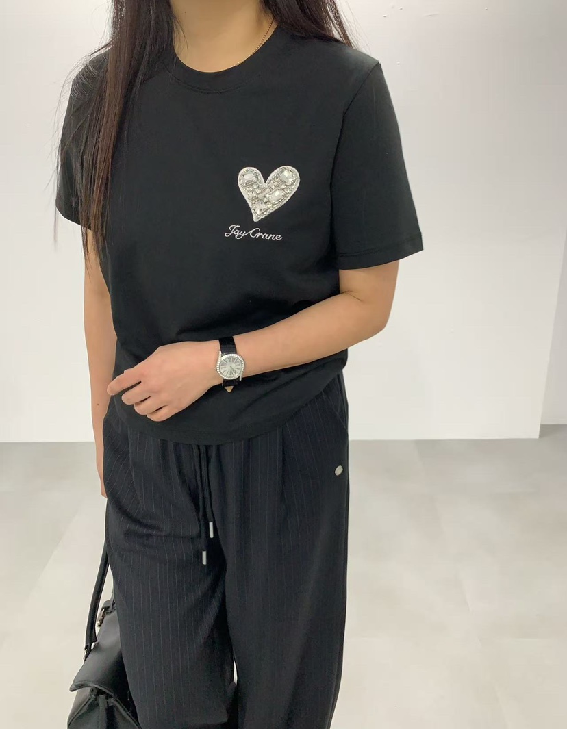 J CRANE-A韓國代購女裝新款26春夏職業熱賣時尚人氣T恤J CRANET恤