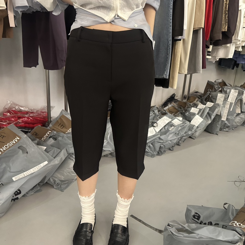 DOUBLE STANDARD/LE SMOKING/MAISONSTAFF韓國直郵實拍女士新品26春夏休閑褲MAISONSTAFF休閑褲圖色1