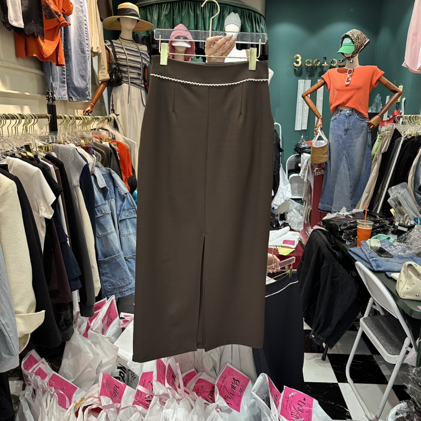 3COLOR韓國東大門代購女裝新品職業長裙Three color長裙