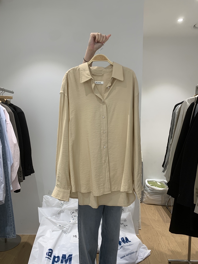 OUR-A/NOVAE韓國代購女裝新品26春夏襯衫蕾絲衫褶皺寬松OUR/NOVAE襯衫/蕾絲衫圖色2