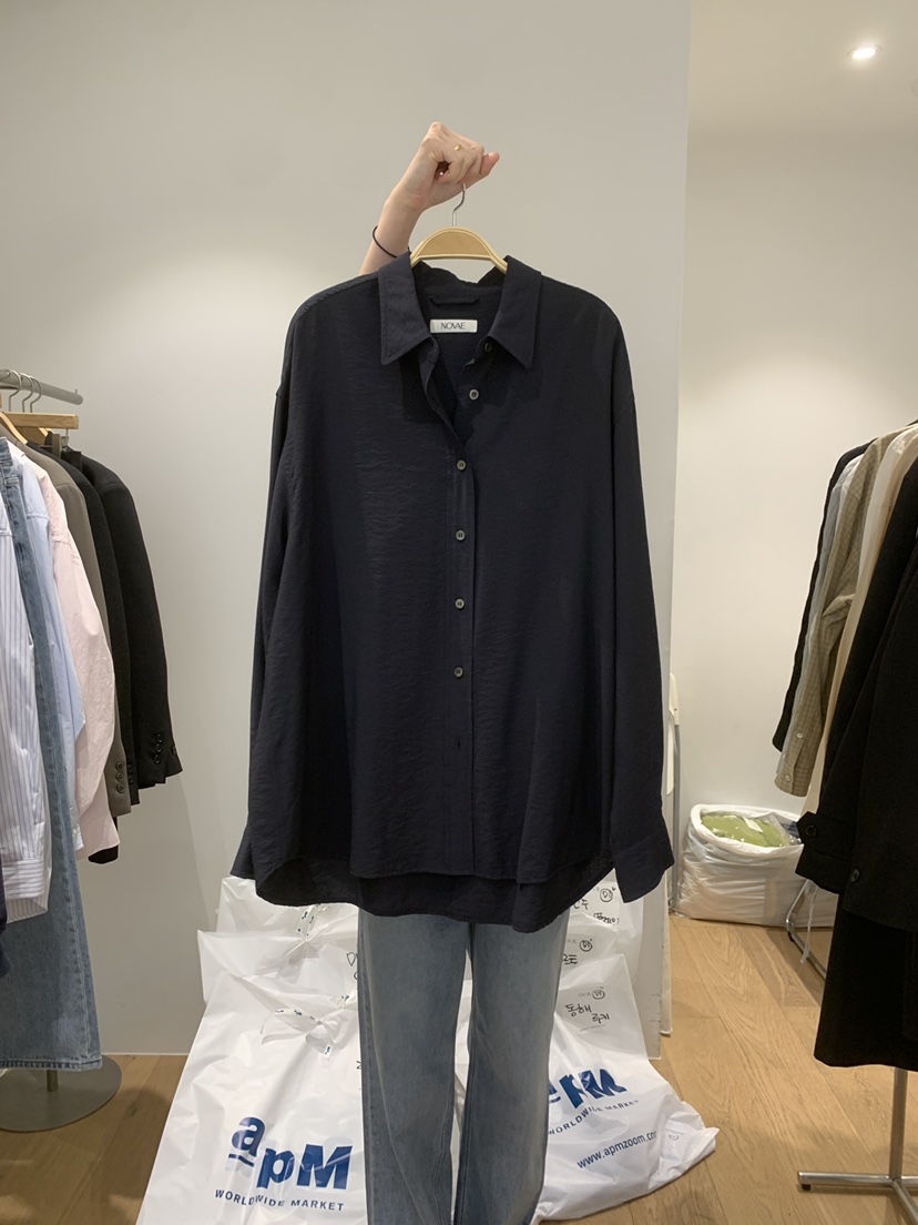 OUR-A/NOVAE韓國代購女裝新品26春夏襯衫蕾絲衫褶皺寬松OUR/NOVAE襯衫/蕾絲衫圖色3