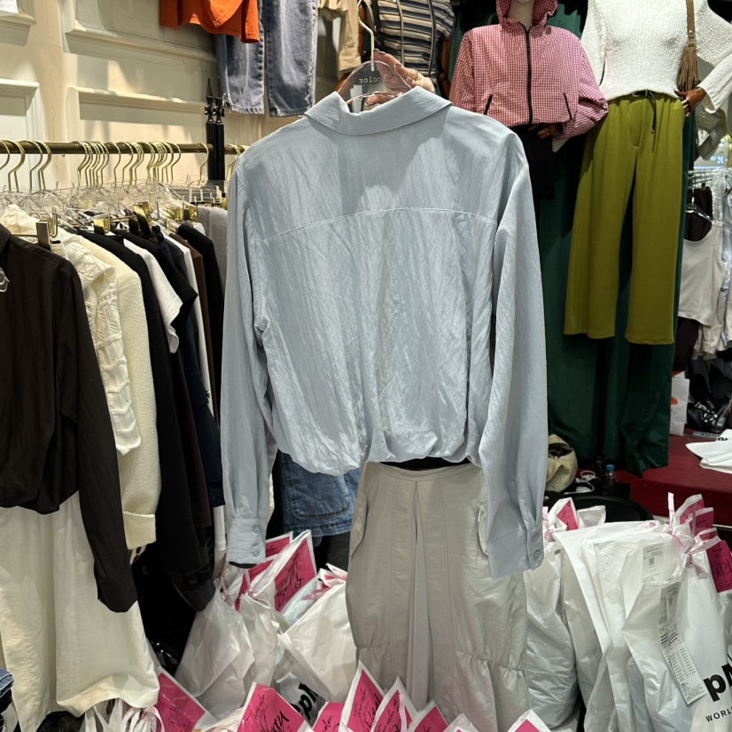 3COLOR韓國東大門直郵女裝新款人氣襯衫蕾絲衫Three color襯衫/蕾絲衫