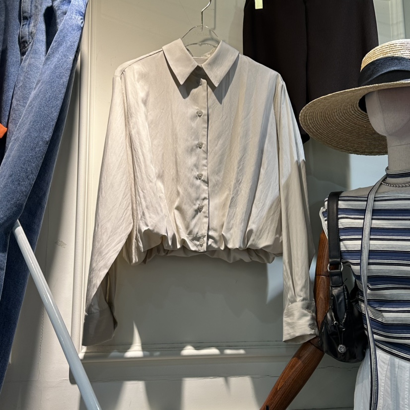 3COLOR韓國東大門直郵女裝新款人氣襯衫蕾絲衫Three color襯衫/蕾絲衫圖色2