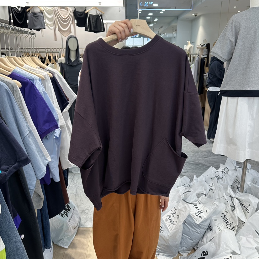 REVE-L韓國東大門代購女士新款休閑職業26春夏時尚推薦T恤REVE-LT恤圖色4