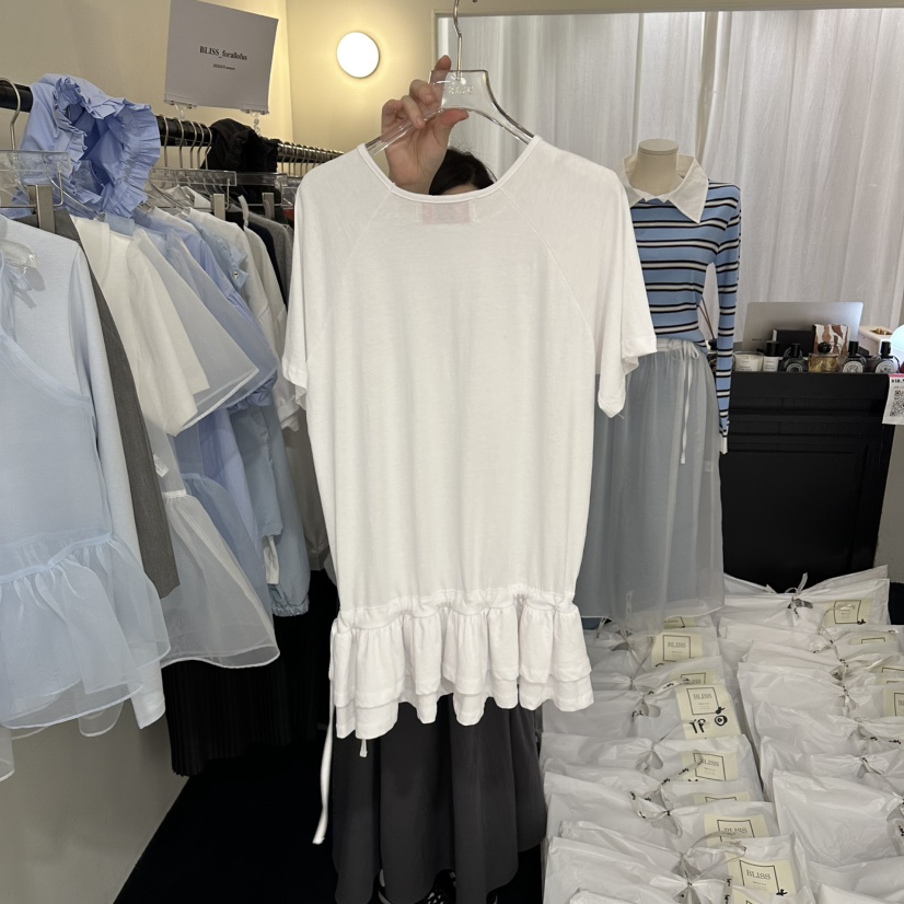 BLISS韓國直郵女裝新款休閑人氣職業熱賣26春夏推薦時尚T恤BLISST恤