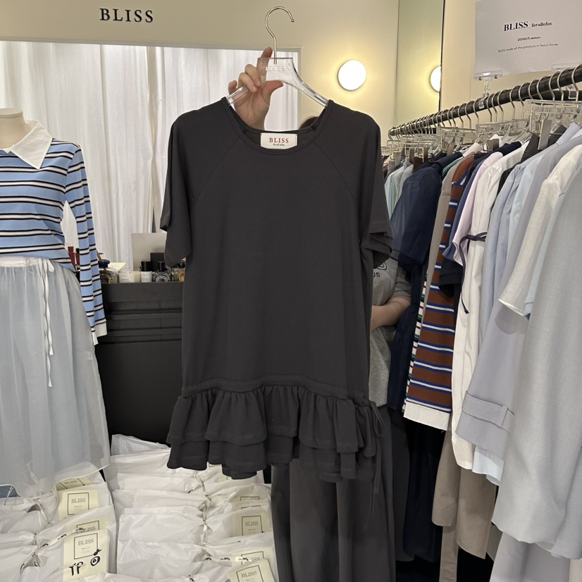 BLISS韓國直郵女裝新款休閑人氣職業熱賣26春夏推薦時尚T恤BLISST恤圖色3