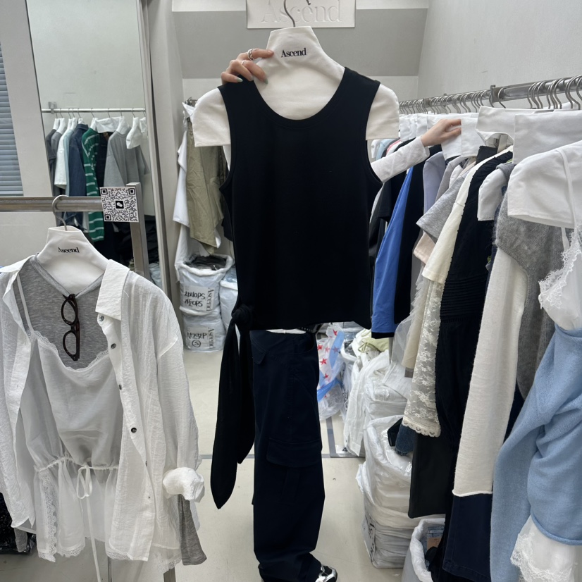 ASCEND韓國直郵女士新品26春夏熱賣時尚職業休閑吊帶背心ASCEND吊帶/背心圖色4