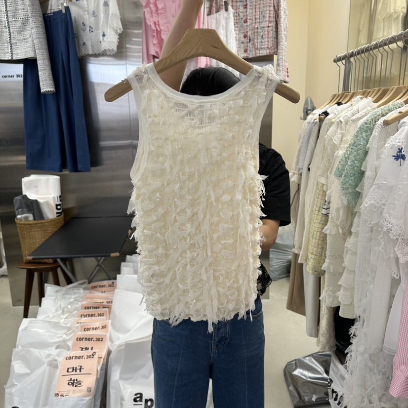 CORNER韓國東大門直郵女士新款熱賣26春夏時尚職業吊帶背心CORNER.302吊帶/背心