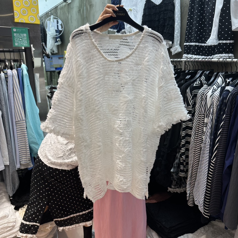 RUNWAY-런웨이韓國東大門直郵女士新品職業熱賣26春夏針織衫RUNWAY針織衫圖色1