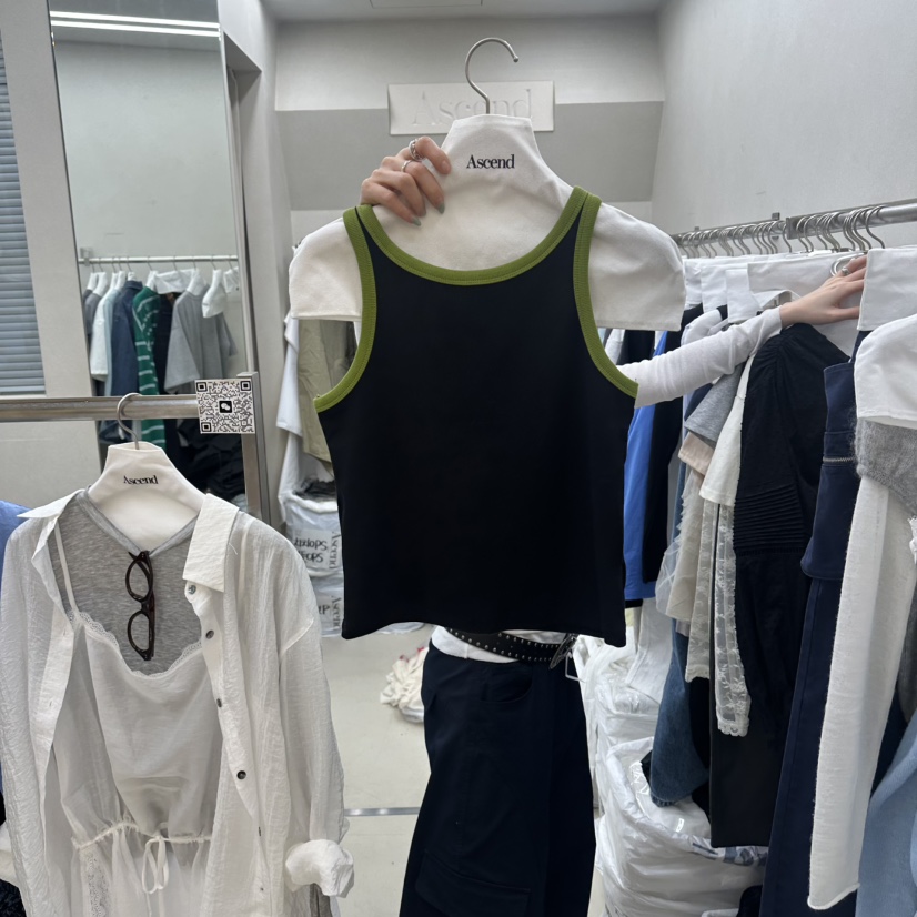 ASCEND韓國東大門代購女裝新款職業時尚熱賣26春夏吊帶背心ASCEND吊帶/背心圖色4