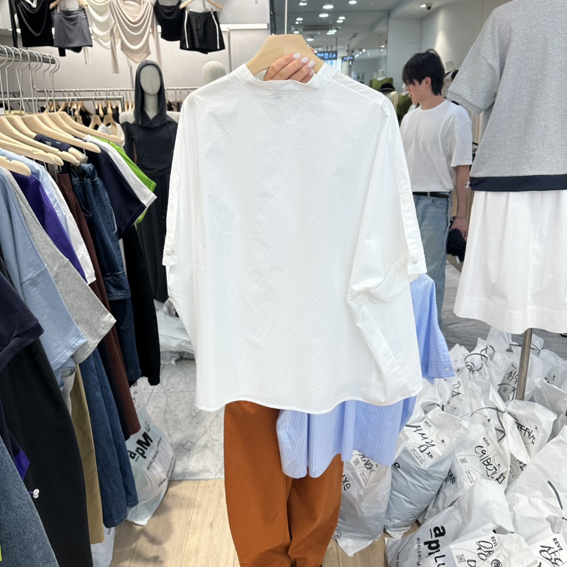 REVE-L韓國代購女士新品人氣推薦休閑26春夏熱賣襯衫蕾絲衫REVE-L襯衫/蕾絲衫