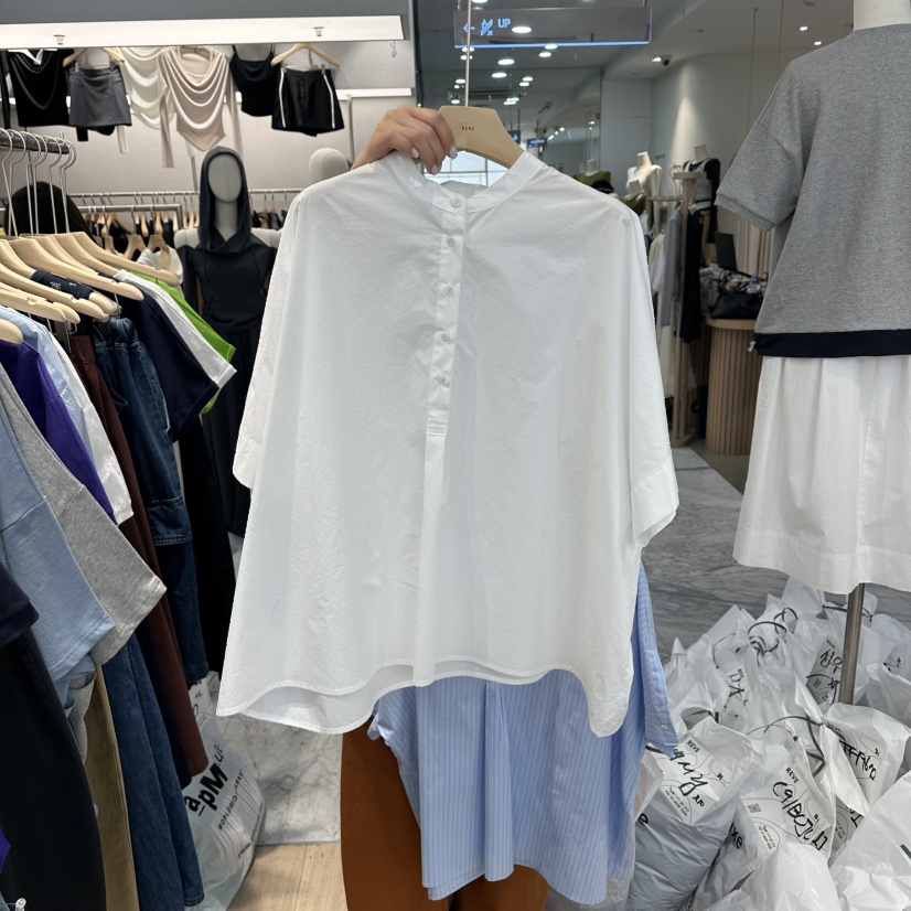 REVE-L韓國代購女士新品人氣推薦休閑26春夏熱賣襯衫蕾絲衫REVE-L襯衫/蕾絲衫圖色1