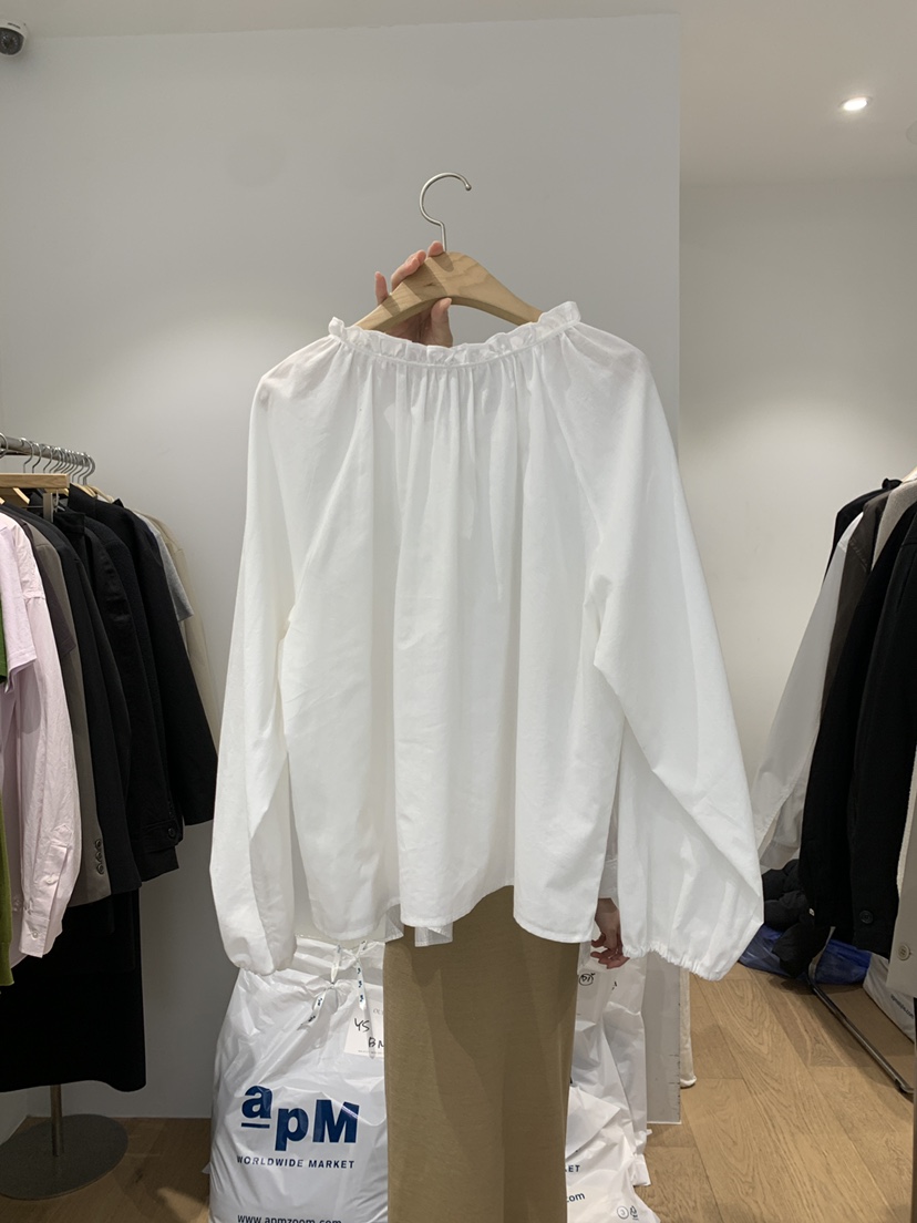 OUR-A/NOVAE韓國東大門代購女士新款時尚襯衫蕾絲衫褶裥OUR/NOVAE襯衫/蕾絲衫