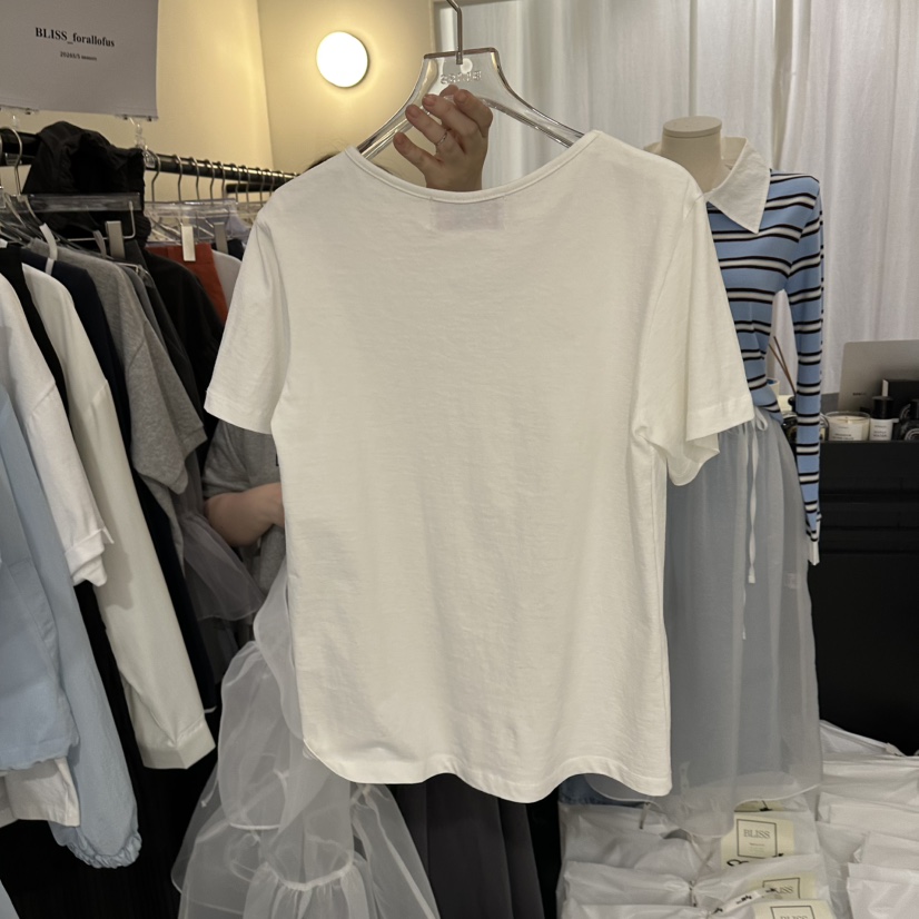 BLISS韓國代購女士新品休閑時尚職業人氣推薦熱賣26春夏T恤BLISST恤