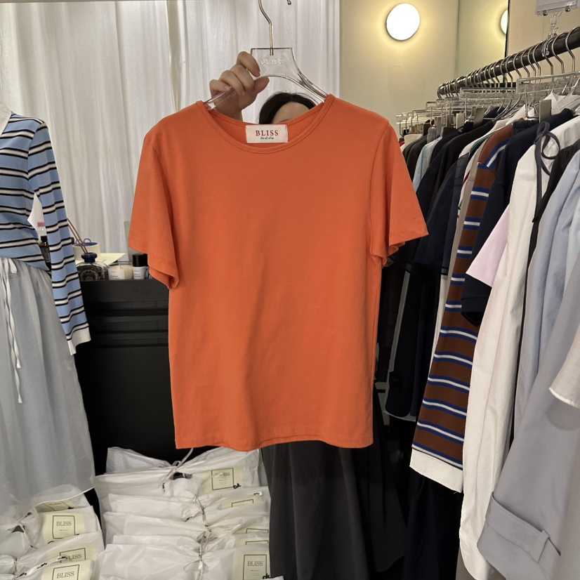 BLISS韓國代購女士新品休閑時尚職業人氣推薦熱賣26春夏T恤BLISST恤圖色5
