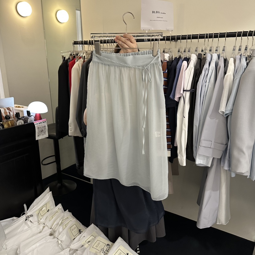 BLISS韓國東大門代購女裝新款熱賣人氣推薦26春夏休閑長裙BLISS長裙圖色2