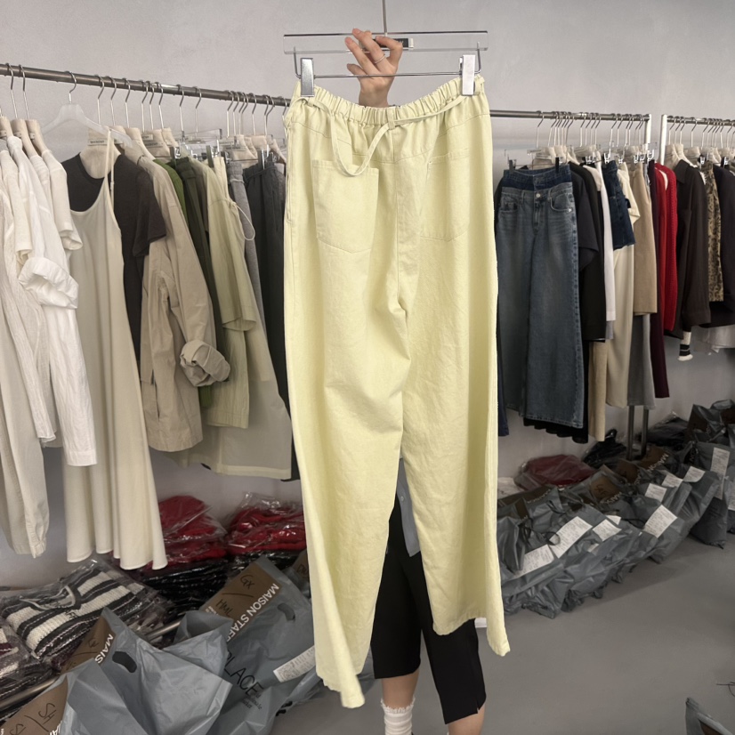 DOUBLE STANDARD/LE SMOKING/MAISONSTAFF韓國直郵實拍女士新品推薦休閑褲MAISONSTAFF休閑褲