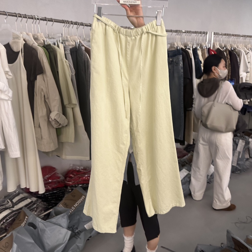 DOUBLE STANDARD/LE SMOKING/MAISONSTAFF韓國直郵實拍女士新品推薦休閑褲MAISONSTAFF休閑褲圖色1