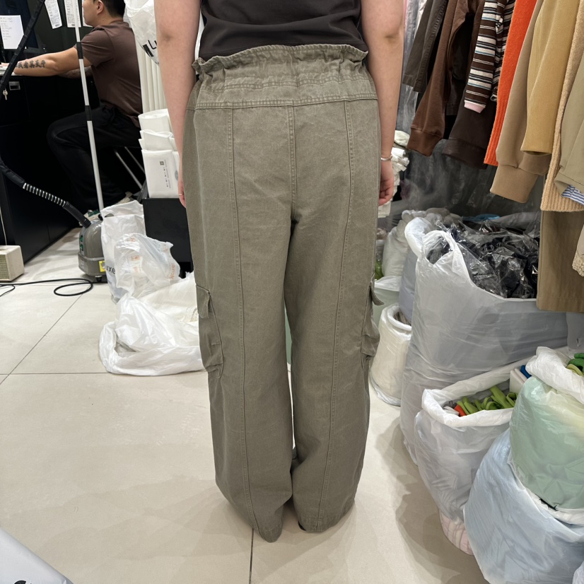 EGG IS韓國東大門直郵女裝新款26春夏熱賣時尚休閑褲工裝褲EGG IS休閑褲