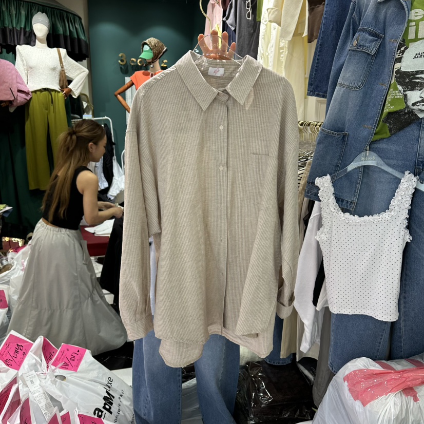 3COLOR韓國代購女士新品26春夏襯衫蕾絲衫Three color襯衫/蕾絲衫圖色2