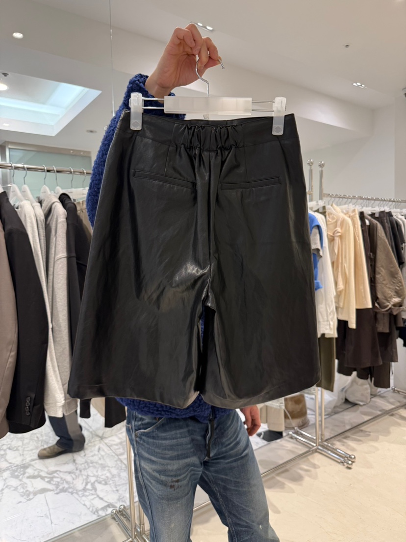 THE BRUNCH韓國代購女裝新品熱賣26春夏人氣職業短褲皮革THE BRUNCH短褲