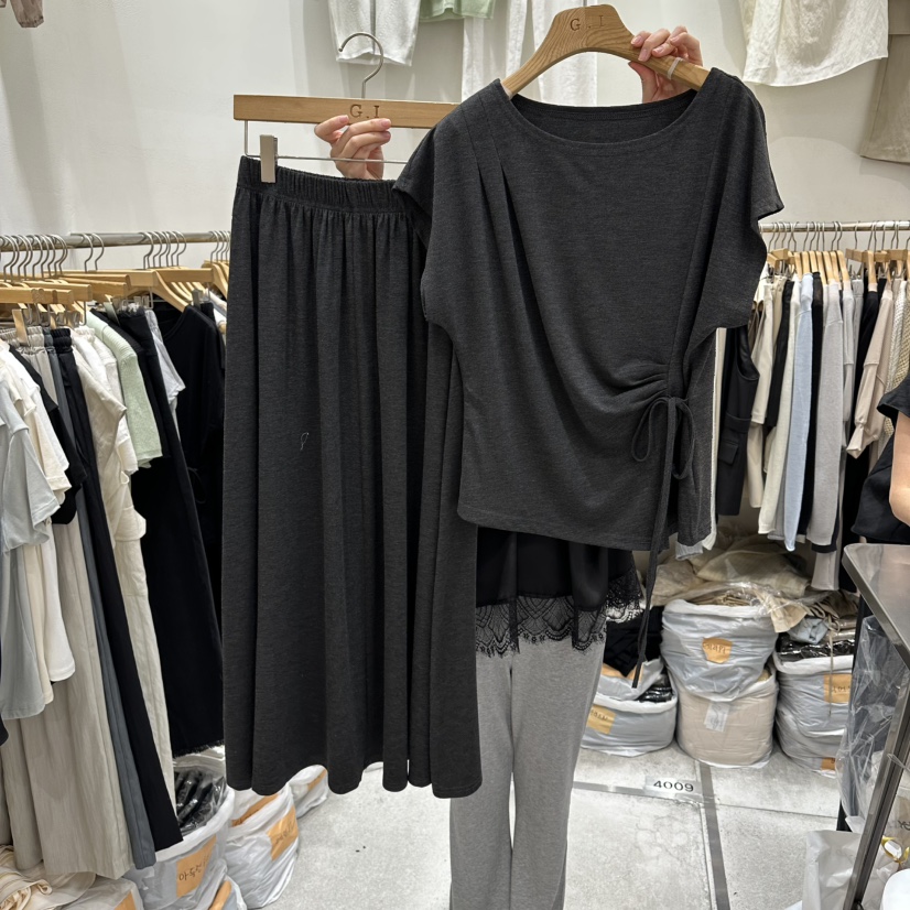 G.I-L韓國直郵實拍女裝新品熱賣休閑人氣推薦職業26春夏套裝G.I-L套裝圖色2墨色