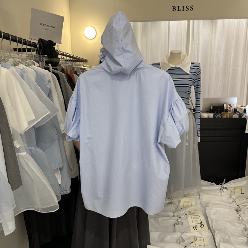 BLISS韓國東大門直郵女士新品休閑人氣推薦熱賣襯衫蕾絲衫BLISS襯衫/蕾絲衫