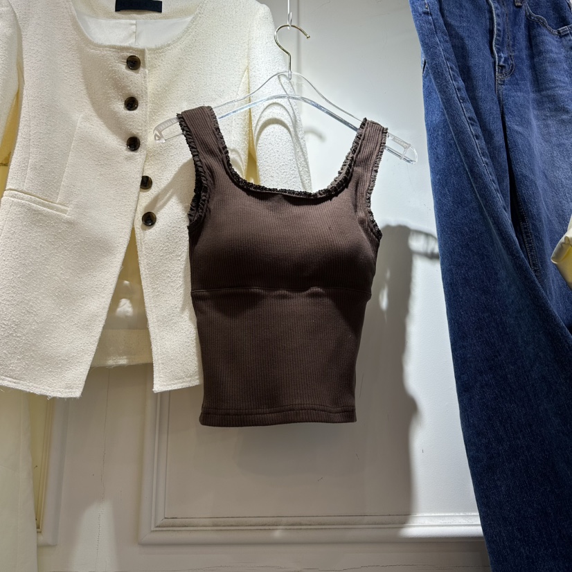 3COLOR韓國東大門直郵女裝新款人氣吊帶背心Three color吊帶/背心圖色4