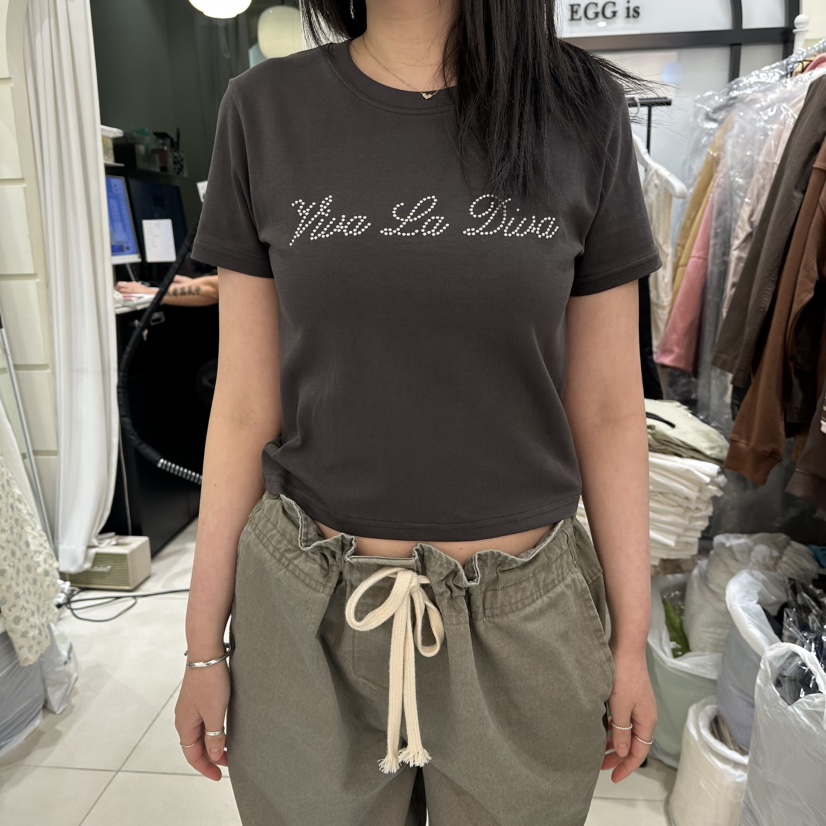 EGG IS韓國東大門直郵女士新品休閑熱賣時尚推薦26春夏T恤EGG IST恤圖色2