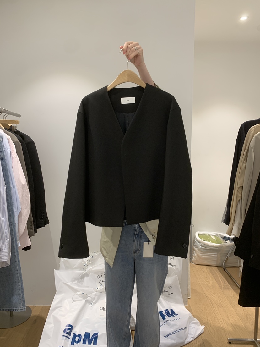 OUR-A/NOVAE韓國直郵女裝新款熱賣職業人氣休閑時尚夾克OUR/NOVAE夾克圖色2