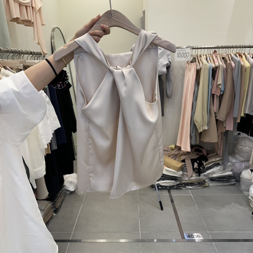 THE LOW韓國直郵女士新品熱賣推薦職業時尚吊帶背心真絲THE LOW吊帶/背心圖色2