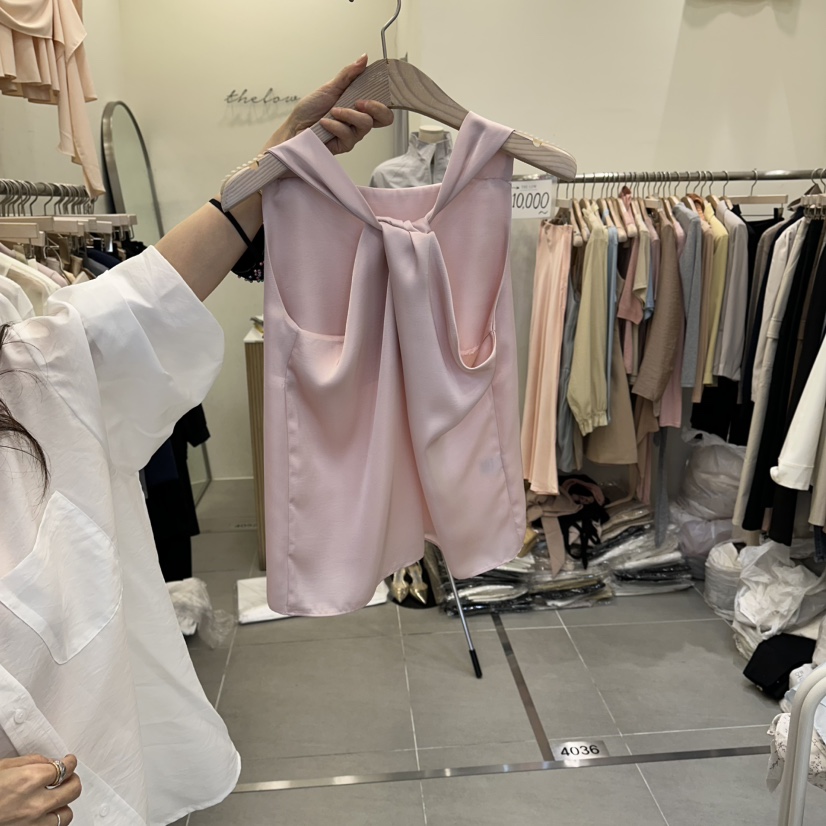 THE LOW韓國直郵女士新品熱賣推薦職業時尚吊帶背心真絲THE LOW吊帶/背心圖色3