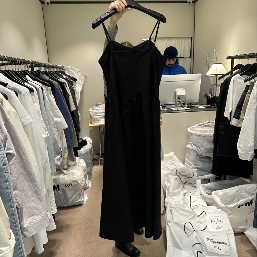 RE STOCK韓國東大門代購女士新款時尚推薦休閑熱賣連衣裙RE STOCK連衣裙