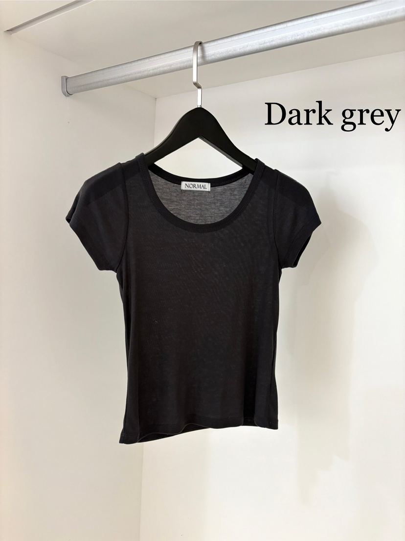 NORMAL韓國直郵實拍女裝新款人氣推薦熱賣休閑26春夏職業T恤NORMALT恤圖色4