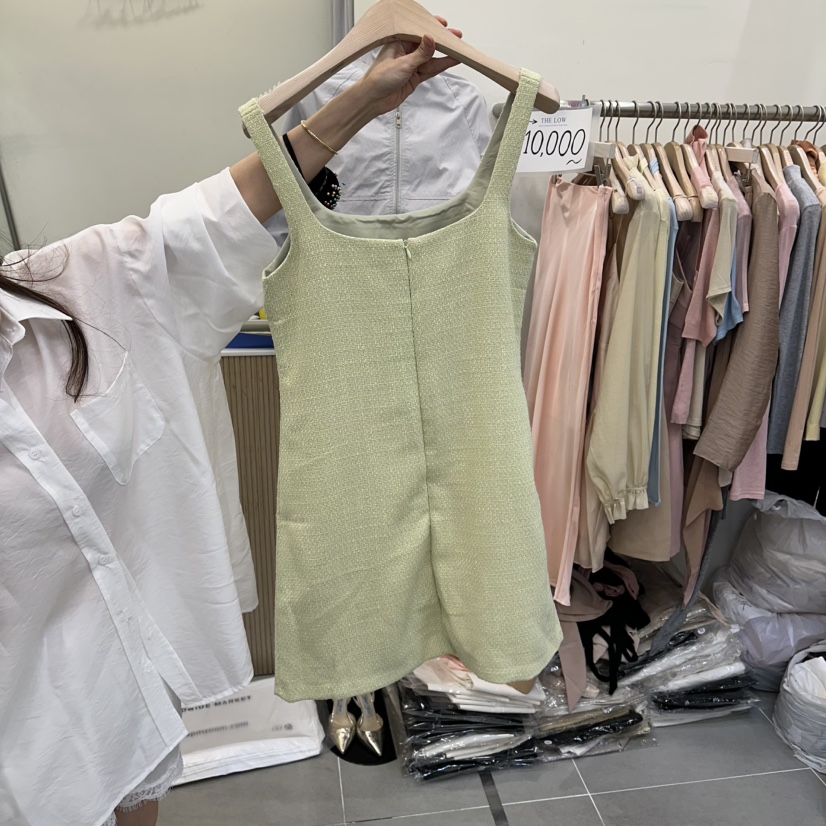 THE LOW韓國代購女士新款熱賣推薦人氣休閑時尚連衣裙打折THE LOW連衣裙