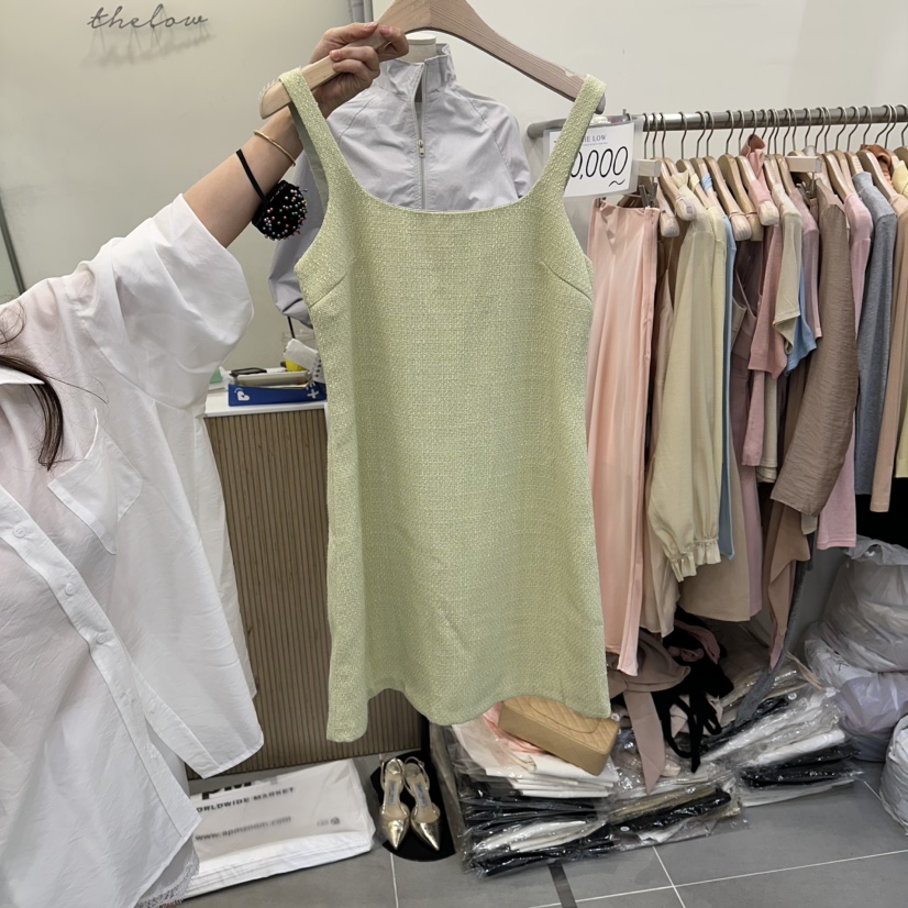 THE LOW韓國代購女士新款熱賣推薦人氣休閑時尚連衣裙打折THE LOW連衣裙圖色1