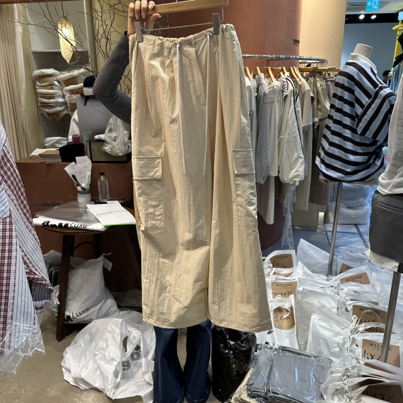 MIENNE韓國直郵女裝新品熱賣休閑職業時尚人氣26春夏休閑褲MIENNE休閑褲圖色2