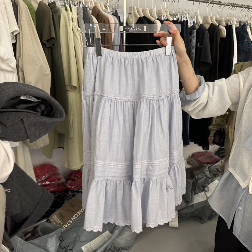 DOUBLE STANDARD/LE SMOKING/MAISONSTAFF韓國直郵女裝新款熱賣半身裙中短裙MAISONSTAFF半身裙/中短裙