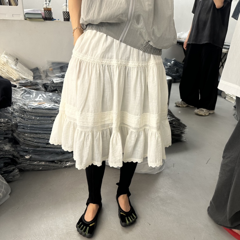 DOUBLE STANDARD/LE SMOKING/MAISONSTAFF韓國直郵女裝新款熱賣半身裙中短裙MAISONSTAFF半身裙/中短裙圖色2