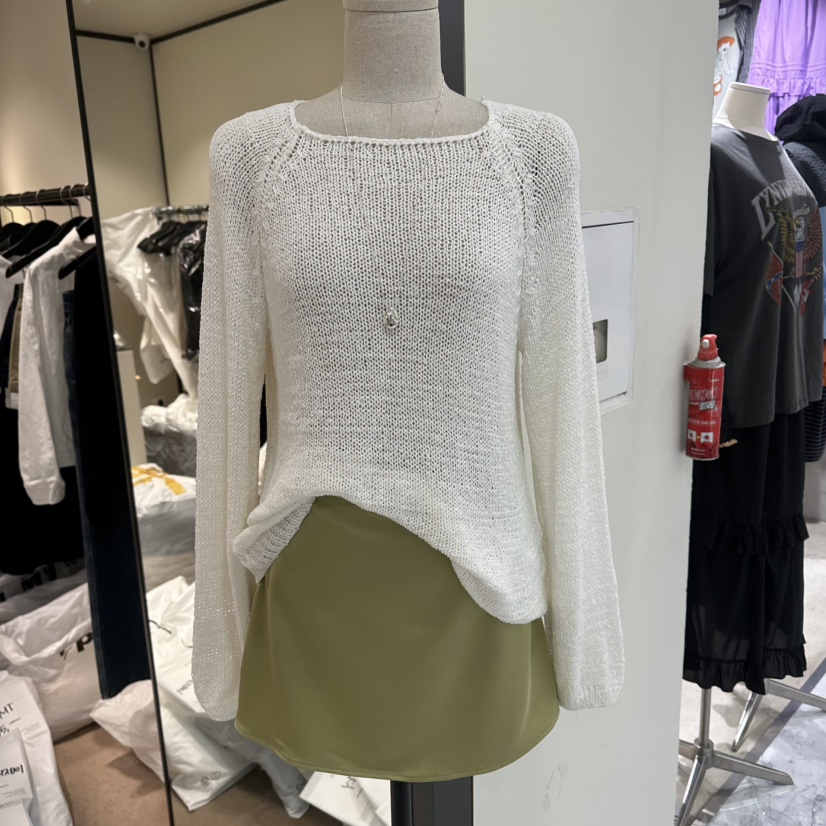 RE STOCK韓國直郵實拍女士新款人氣職業時尚26春夏針織衫RE STOCK針織衫圖色1