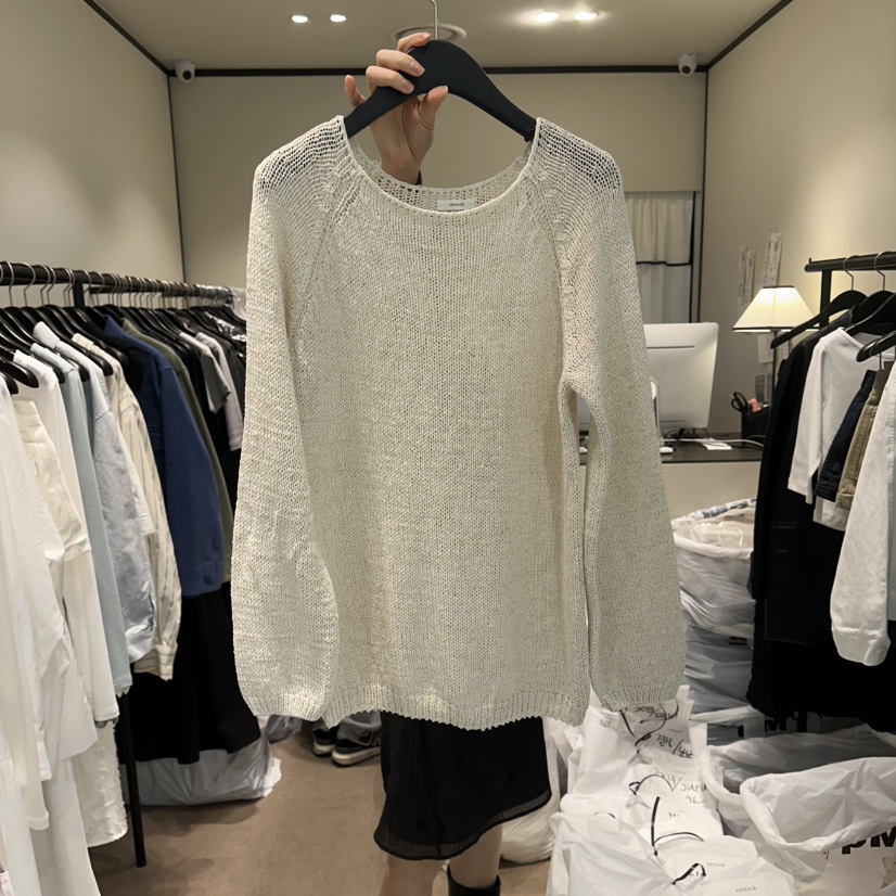 RE STOCK韓國直郵實拍女士新款人氣職業時尚26春夏針織衫RE STOCK針織衫圖色2