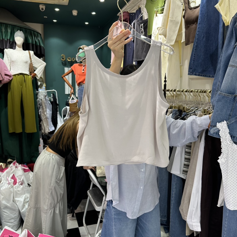 3COLOR韓國直郵實拍女士新品26春夏吊帶背心Three color吊帶/背心