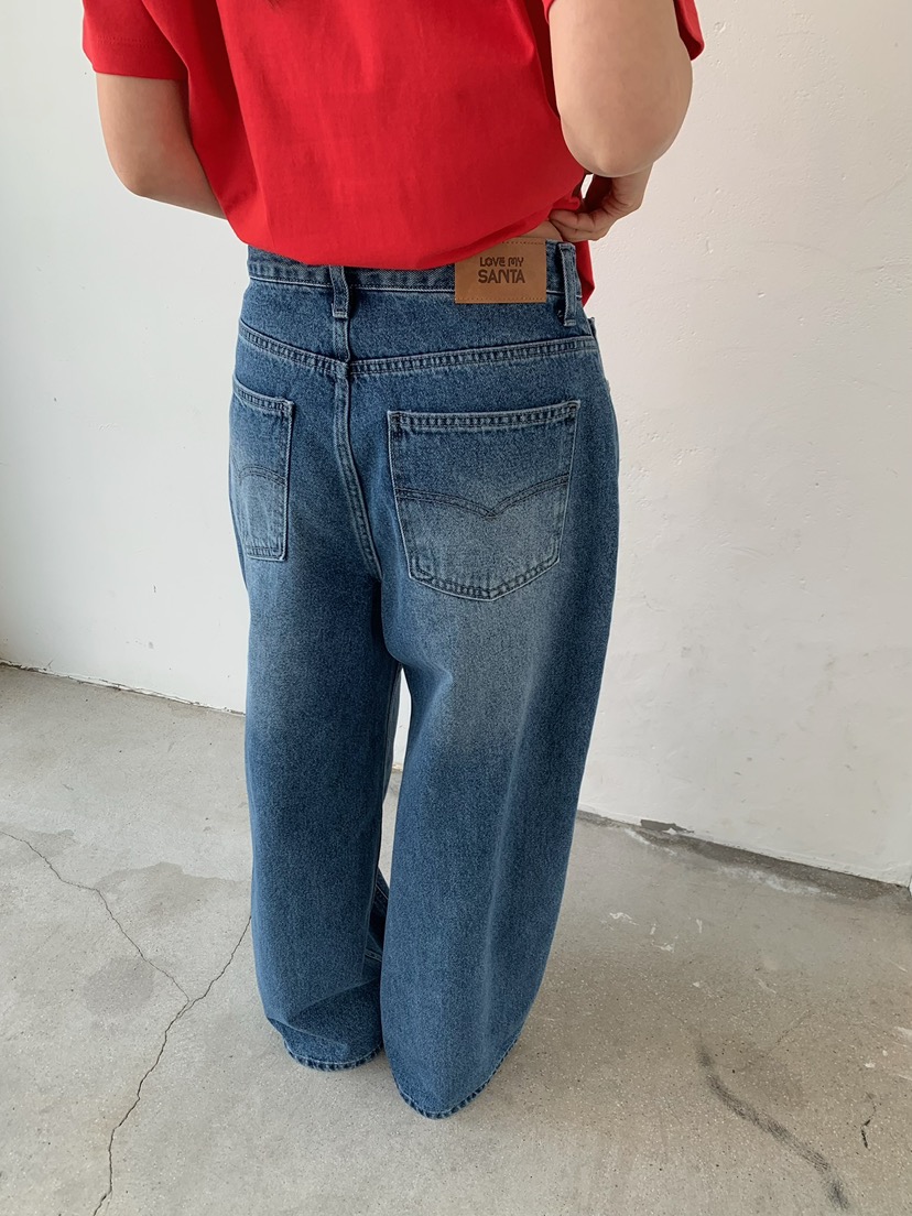 LOVE MY SANTA韓國直郵女士新品26春夏推薦熱賣時尚牛仔褲Santa/LOVE MY SANTA牛仔褲