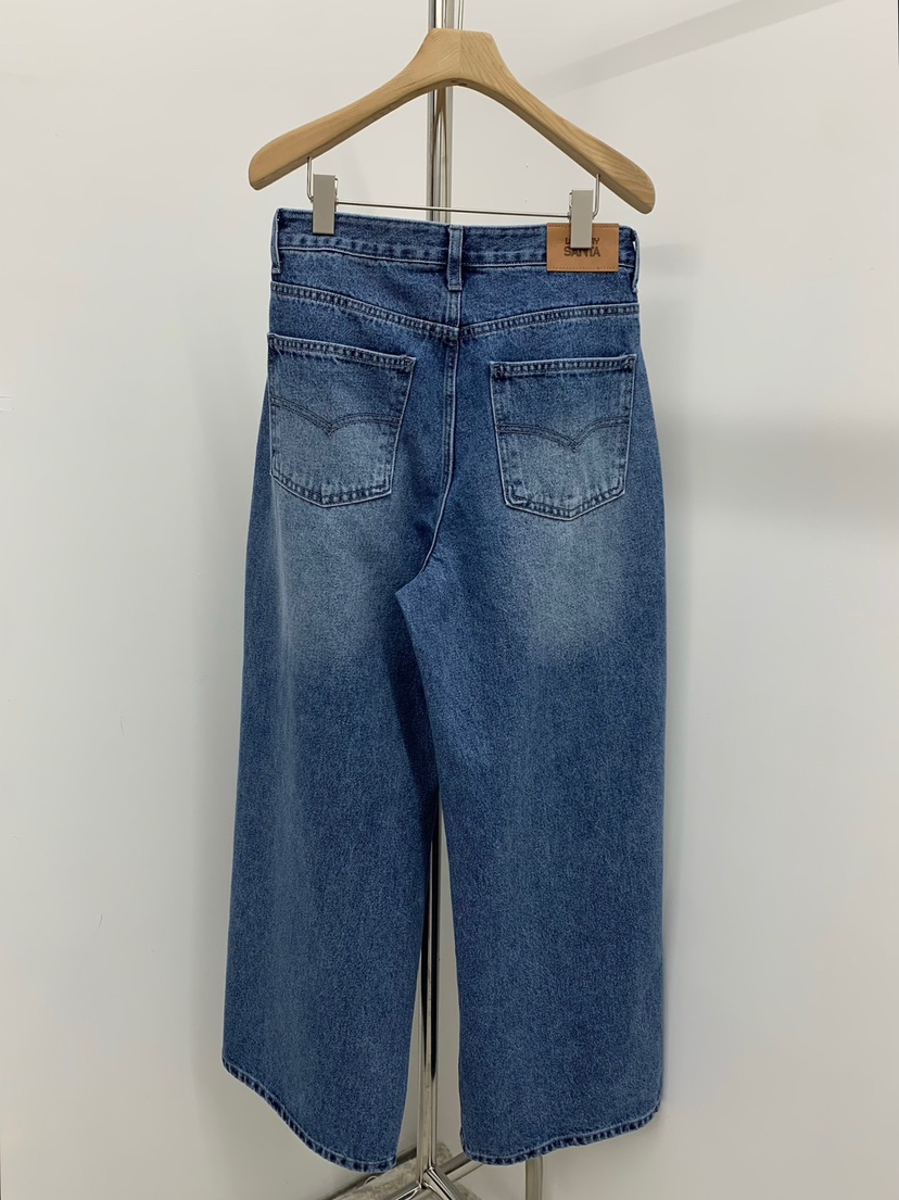 LOVE MY SANTA韓國直郵女士新品26春夏推薦熱賣時尚牛仔褲Santa/LOVE MY SANTA牛仔褲