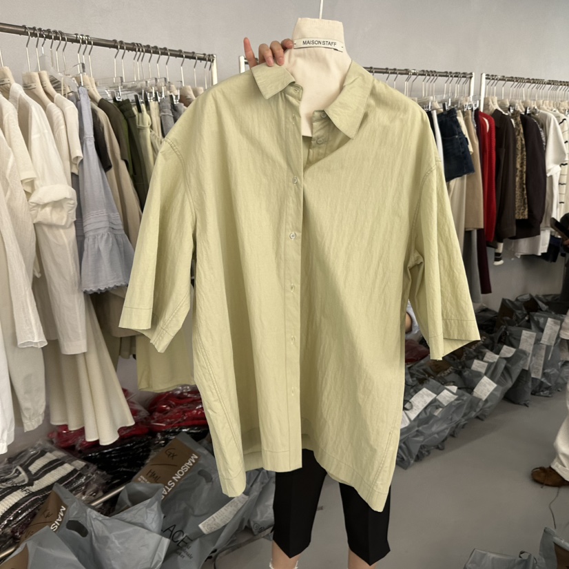 DOUBLE STANDARD/LE SMOKING/MAISONSTAFF韓國東大門代購女士新款26春夏襯衫蕾絲衫MAISONSTAFF襯衫/蕾絲衫圖色2