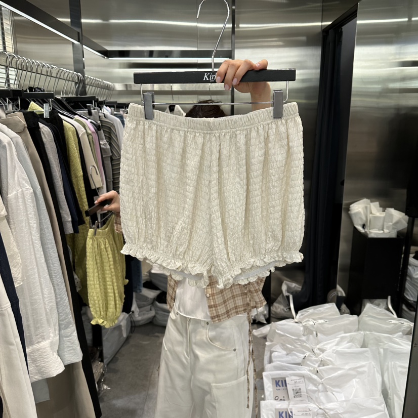 KIRKE韓國直郵女裝新款推薦熱賣時尚休閑職業26春夏短褲闊腿褲KIRKE短褲圖色1